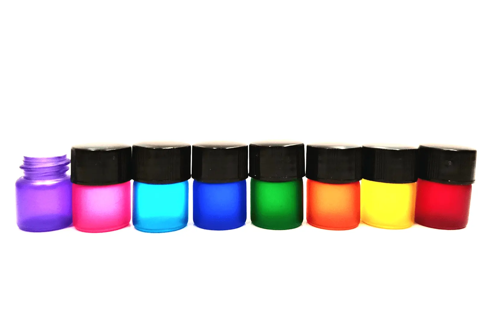 1 ml colorful sample bottles (8 pc)